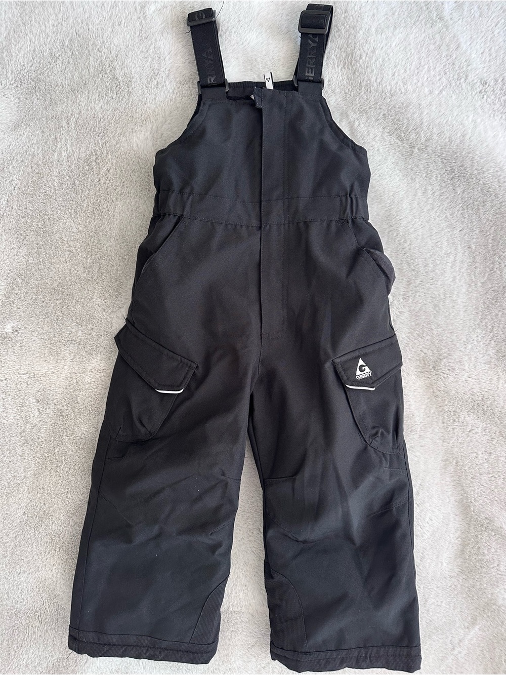Gerry Black Kids Snow Bib Overalls